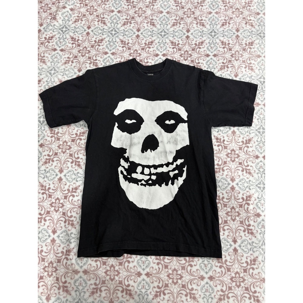 Misfits Band T-Shirt Mens Medium Black White Skull Graphic Dream USA Punk Rock